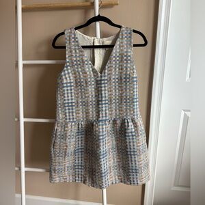Stylish Checkered Dress from Sezane - multicolor
